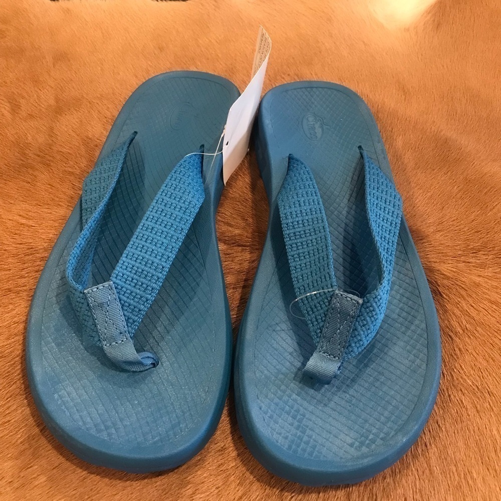 Chaco Flip Flop Sandals Mens Blue 9